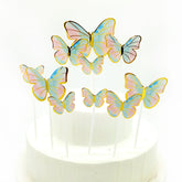 TOPPER MARIPOSA CELESTE X10